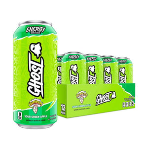 Ghost Energy Warheads Sour Green 16oz/12pk