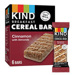 KIND Breakfast Cereal Bars, Gluten Free Snacks, Peanut Butter, 9.3oz Box (36 Bars)