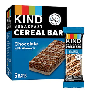 KIND Breakfast Cereal Bars, Gluten Free Snacks, Peanut Butter, 9.3oz Box (36 Bars)