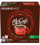 McCafe Premium Roast Decaf Keurig K Cup Coffee Pods (18 Count)